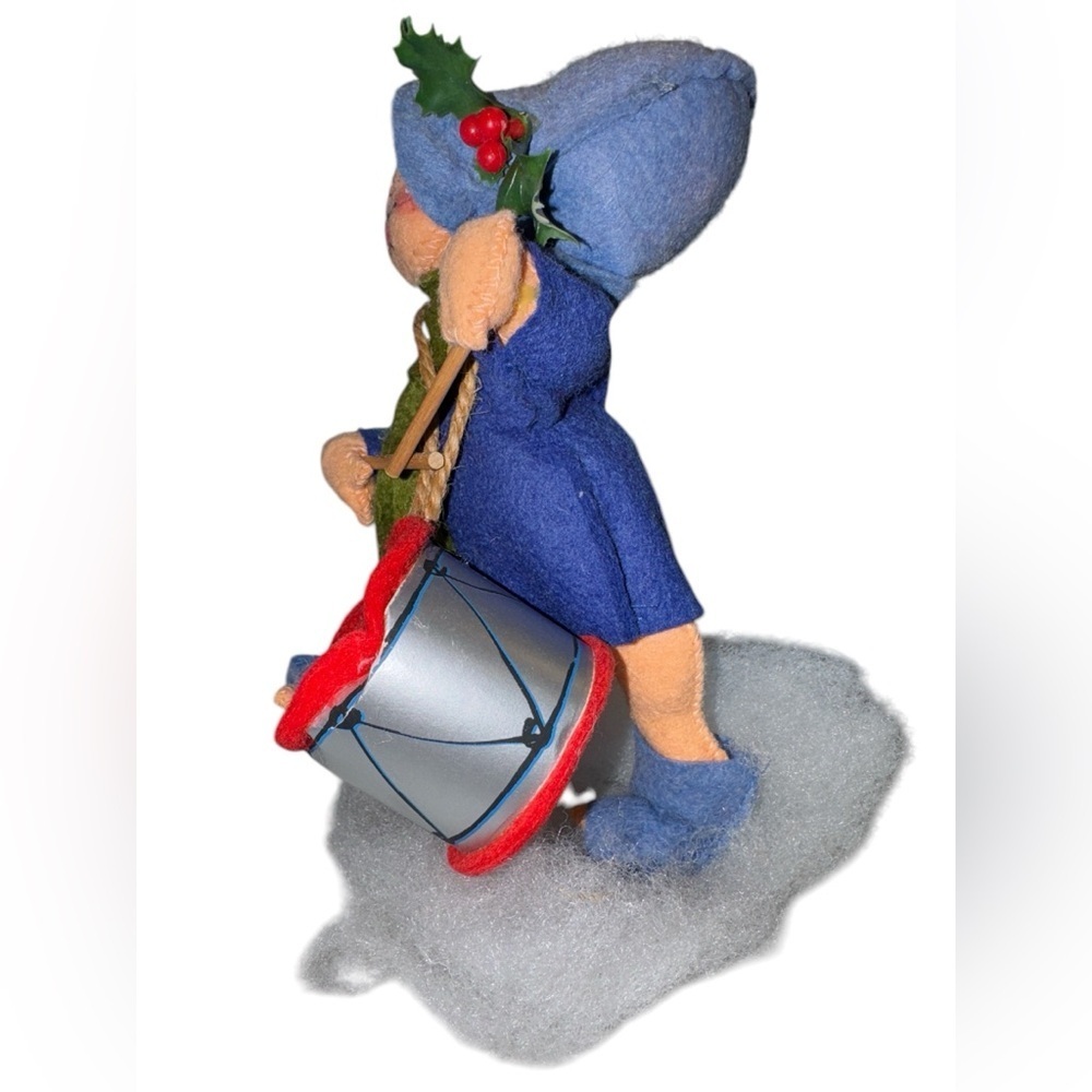 Vintage Annalee Drummer Boy 13" Christmas Plush Doll - Picture 2 of 3